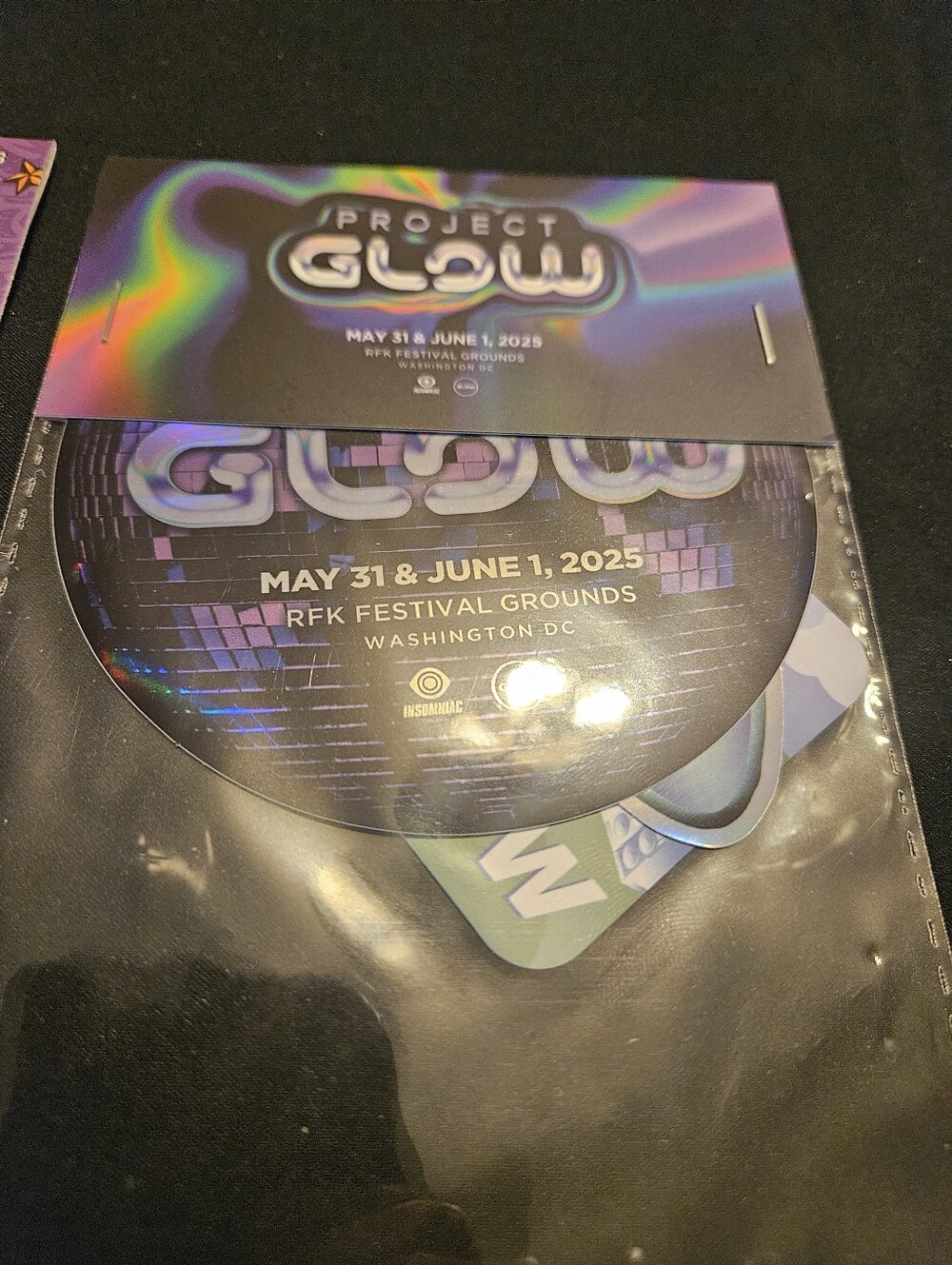 Warped Tour 30 Years And Project Glow 2025 Stickers and Patch - Picture 4 of 4